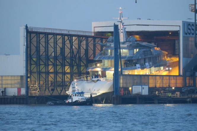 First Photos of Oceanco’s Y718 Superyacht Project Bravo