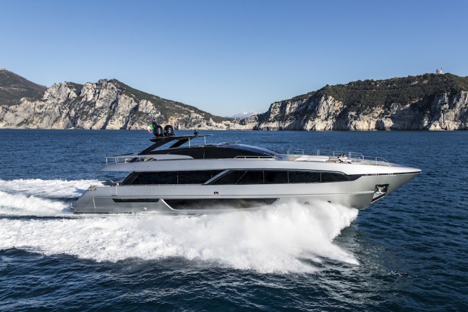 First Ever Images of the Impressive Yacht Riva 100′ Corsaro