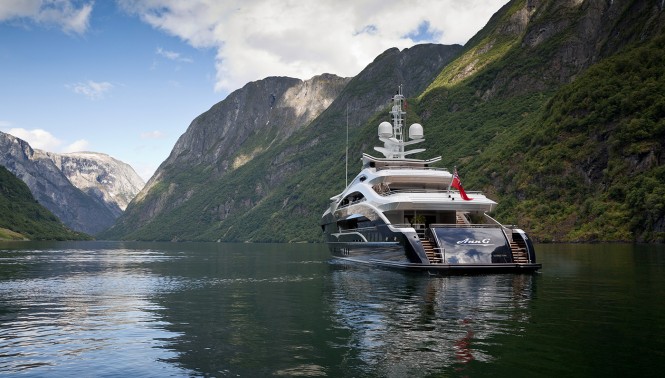Superyacht Ann G by Heesen Yachts. Photo courtesy Jeff Brown