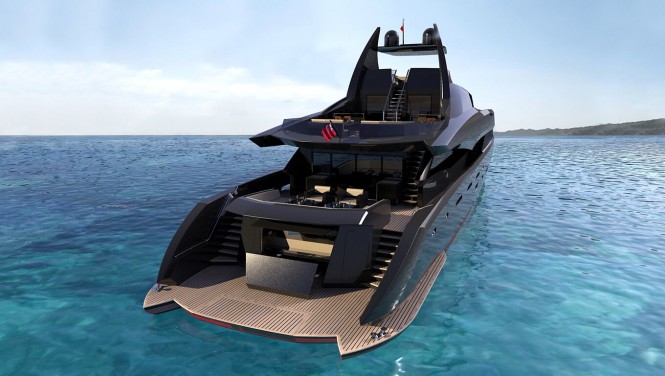 Icon Yacht - The Gotham Project - aft
