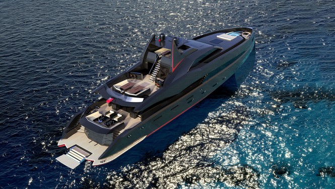Icon Yacht - The Gotham Project - exterior - aft