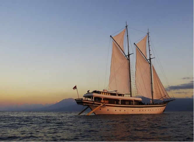 Charter through vivid Indonesian landscapes aboard luxury phinisi Zen