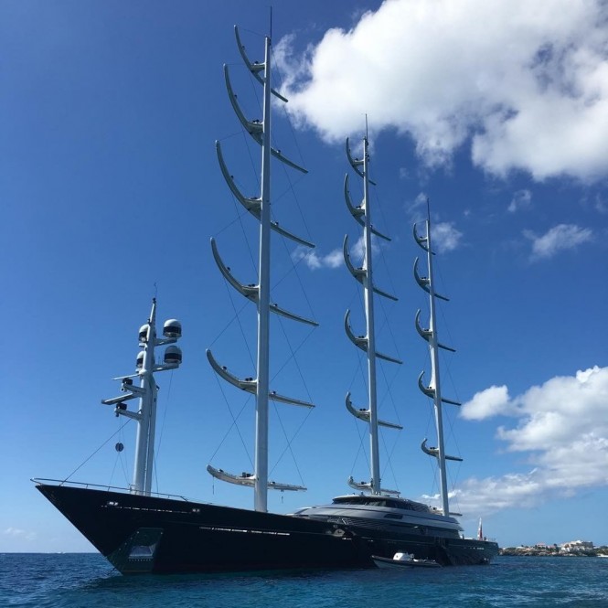 Watch: Close-up Video of 88m Mega Sailing Yacht Maltese Falcon