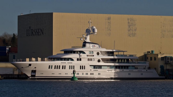 Lurssen Launches 74m Superyacht Aurora
