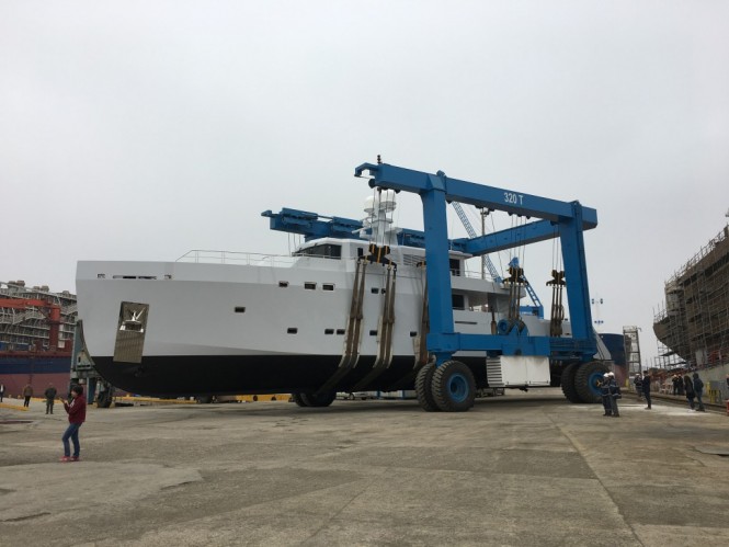 Tansu Yachts launch 38m motor yacht project LTS now named HIGHLIGHT