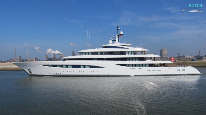 Motor Yacht Vertigo - side view Photo credit DutchYachting