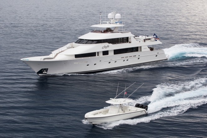 Superyacht Kemosabe available for events in the Caribbean, Bahamas and North America