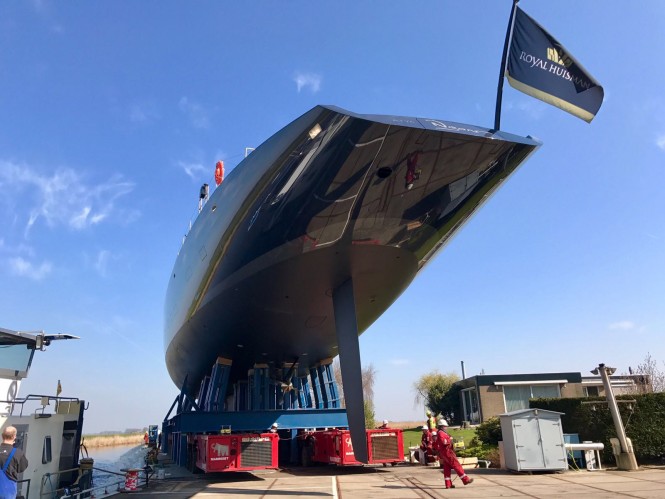 Royal Huisman - sailing yacht NGONI - technical launch 2