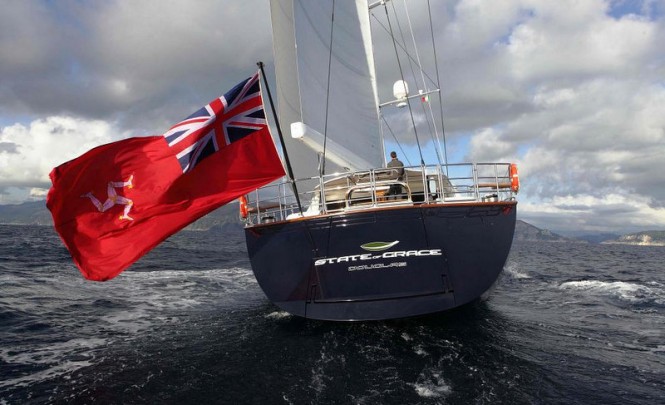 Sailing Yacht STATE OF GRACE is available for charter in the Mediterranean