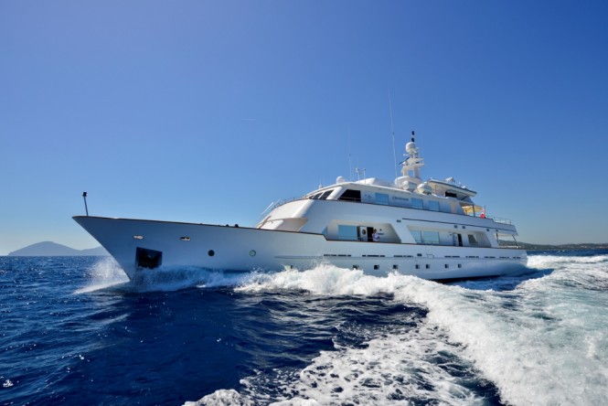 Charter superyacht COMMITMENT in the Mediterranean this summer