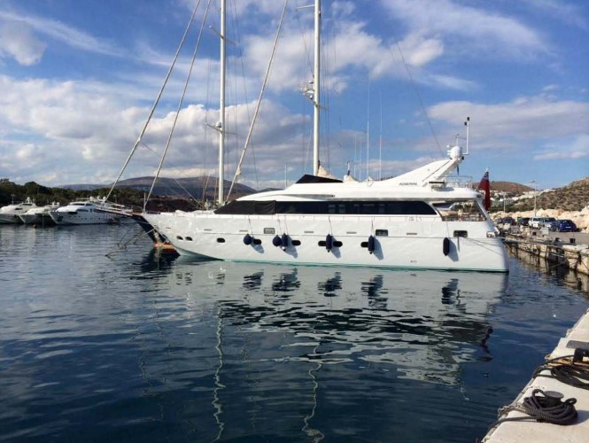 Cruise the Eastern Mediterranean aboard charter yacht Nashira
