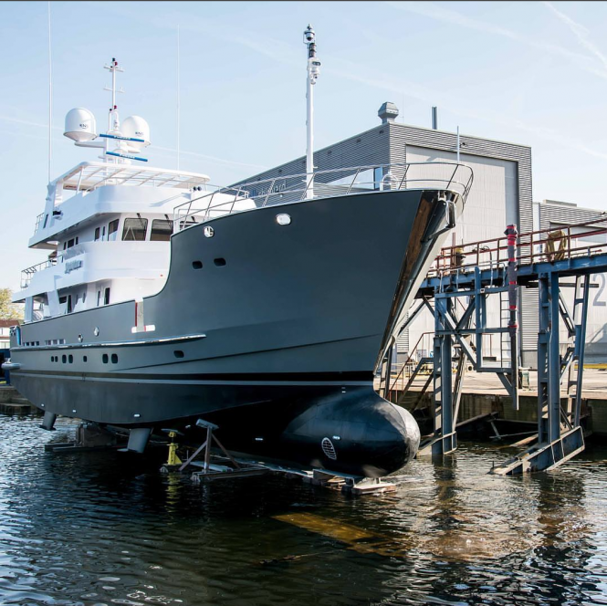 Watch: Balk Shipyard launched 31m Motor Yacht Sandalphon