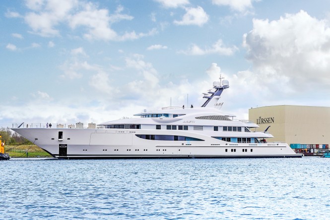 Lurssen launches highly anticipated superyacht ARETI a.k.a. Project Sasha
