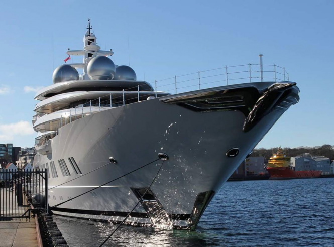 New Images of the 100+m Superyacht Amadea