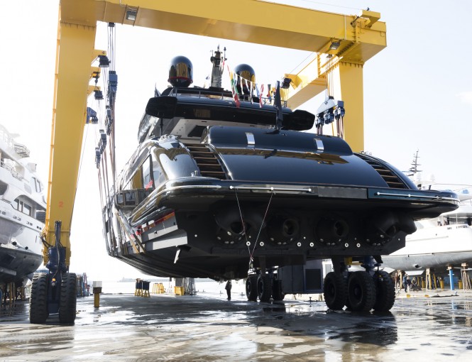 Overmarine Launched the 12th Sporty Superyacht from the Mangusta 165 Series