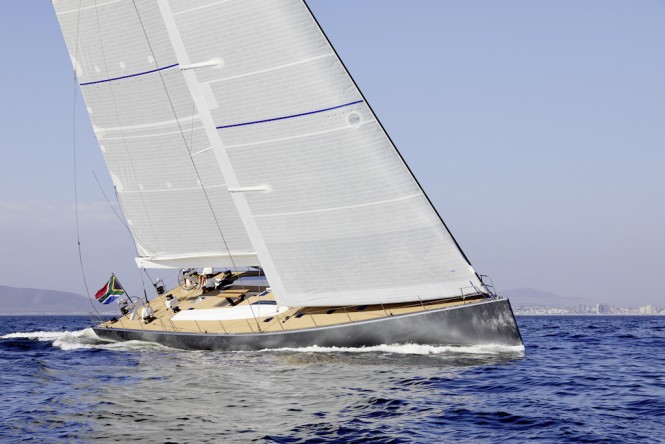 Reichel/Pugh SW90 superyacht on course for delivery to owner