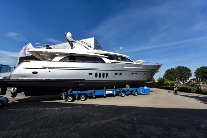27m Superyacht Continental Two Anemeli Launched at Van Der Valk