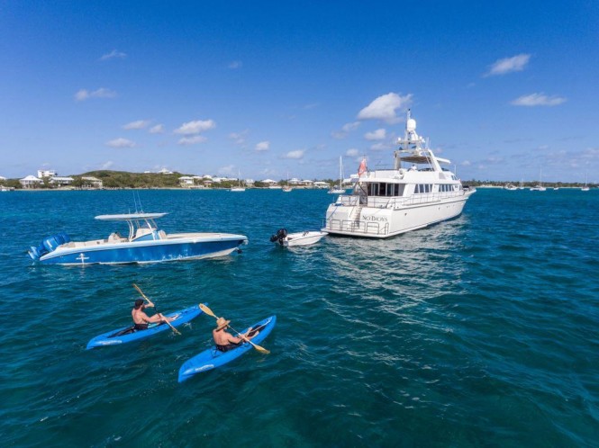 Charter superyacht No Buoys in the Bahamas this summer