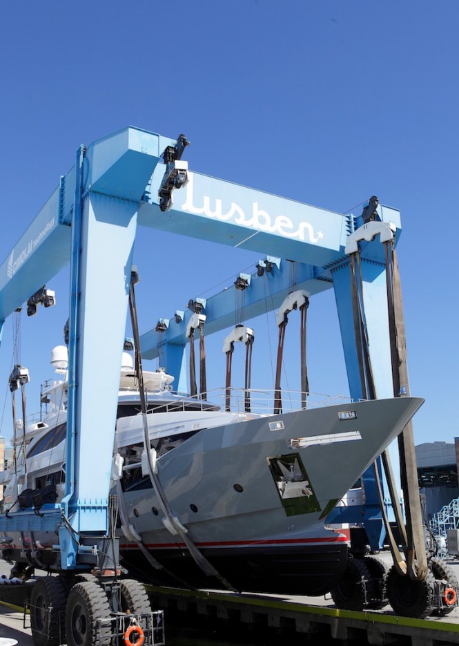 Motor Yacht Lejos 3 Launched at Benetti Shipyard in Viareggio