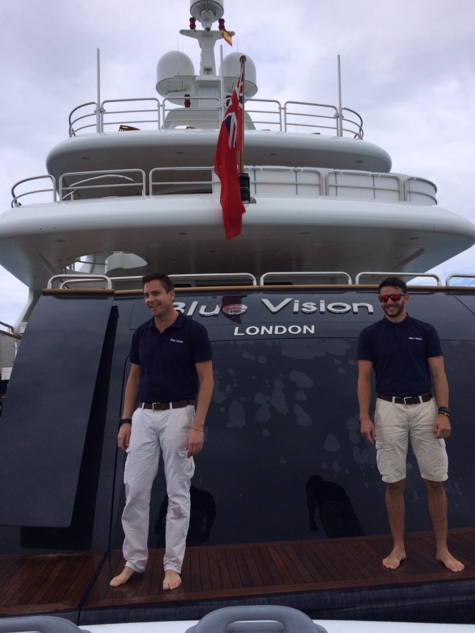 Charter motor yacht Blue Vision. Photo credit CharterWorld