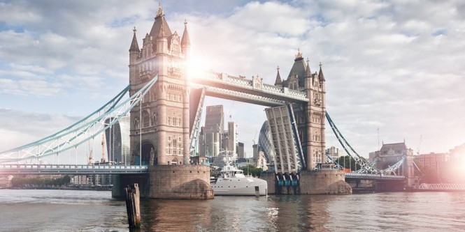 Watch: Yacht Support Vessel GAME CHANGER in London