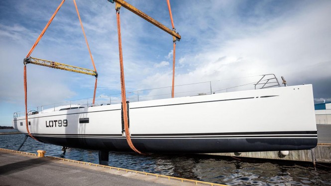 Sailing Yacht Swan 95S Named Lot 99 at the Official Launch