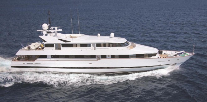 Charter luxury yacht Bella Stella in the Eastern Mediterranean