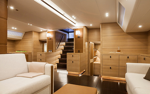 Luxury yacht SHAMANNA - Lower salon