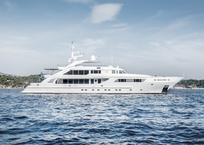 Charter superyacht Oasis in the Eastern Mediterranean