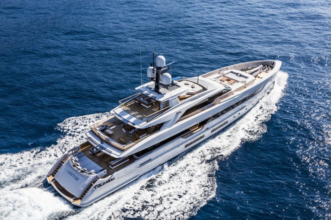 50m Superyacht Vertige Delivered and Ready for Charter