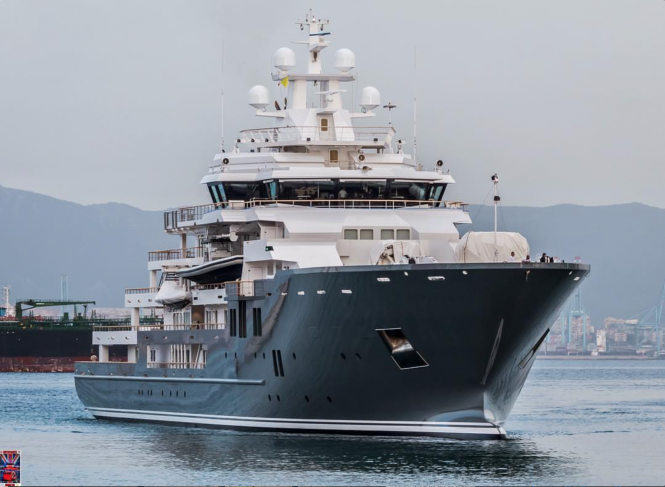 Recently Refitted Mega Yacht Ulysses in Gibraltar