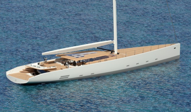 Wally 145 exterior