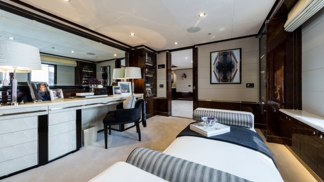 Benetti 11:11 interior. Photo credit Jeff Brown
