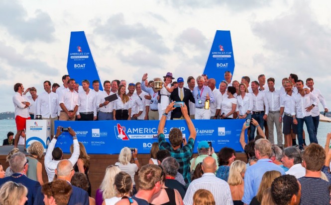 Charter yacht Lionheart declared winner of the America’s Cup Superyacht Regatta and J-Class Regatta