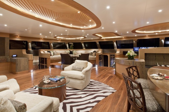 Luxury catamaran HEMISPHERE - Main salon