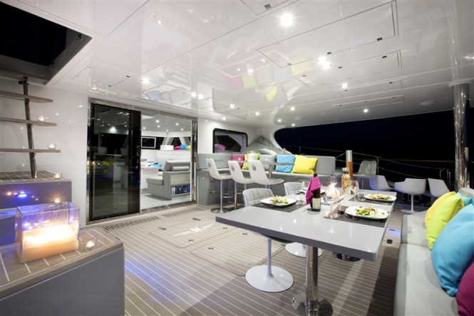 Luxury yacht MAVERICK - Aft Deck