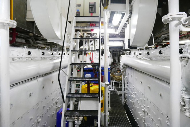 MENORCA yacht engine room - Photo credit Mare e Terra
