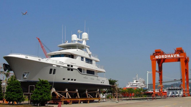 Explorer superyacht Nordhavn 9614 Launched in China
