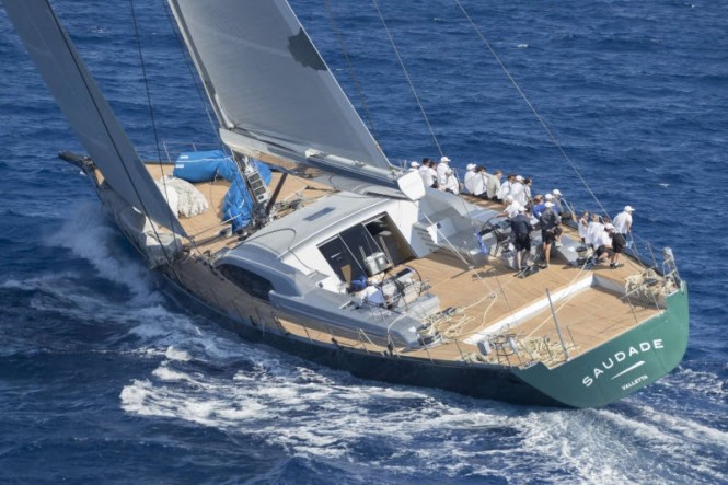 S/Y Saudade Wins Superyacht Class at the Loro Piana Superyacht Regatta 2017