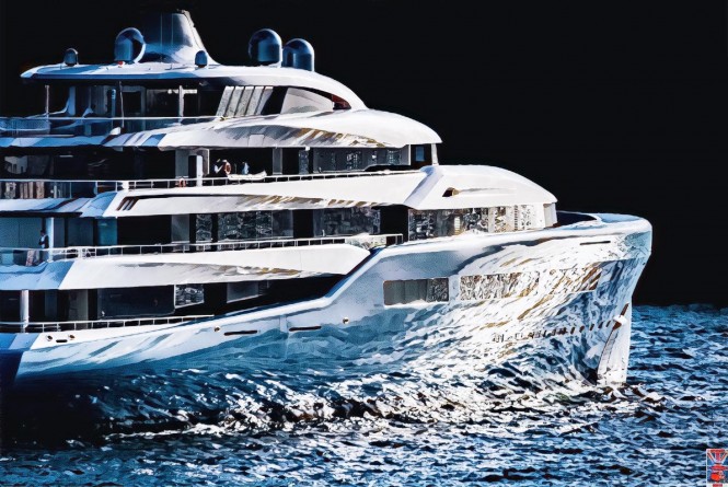 Superyacht Aviva. Photo credit superyachts gibraltar