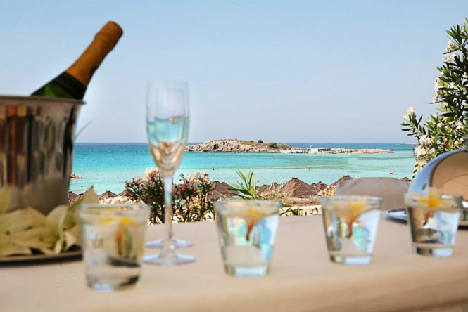 View from Nissi Beach in Agia Napa, Cyprus - Photo credit Nissi Beach Resort