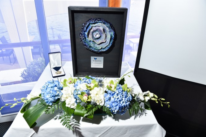 International SeaKeepers Society honours Wendy Schmidt at SeaKeepers Bermuda 2017