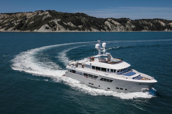 Cantiere Delle Marche deliver 102’ Explorer Yacht GALEGO