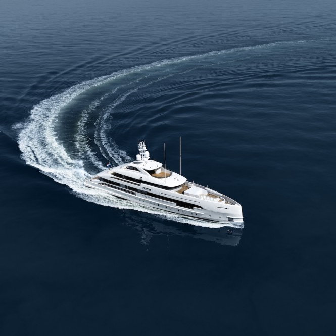 HOME by Heesen - aerial view - Photo Dick Holthuis