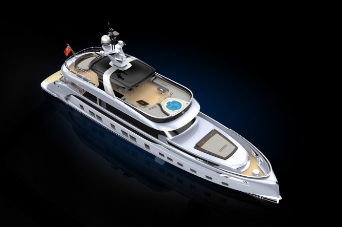 Construction update on the Dynamiq GTT 115 superyacht