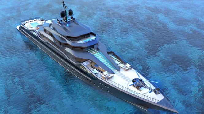 Futuristic 101m Superyacht Concept Mauna Kea