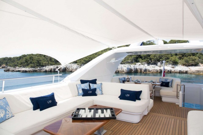 Motor yacht LA MASCARADE - Flybridge
