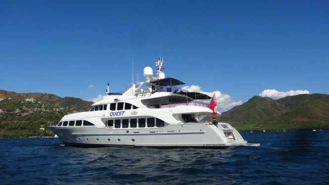 Special offer: 10% discount on Eastern Mediterranean charters aboard M/Y Quest R
