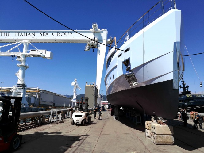 Motor yacht SAGE launched by Admiral