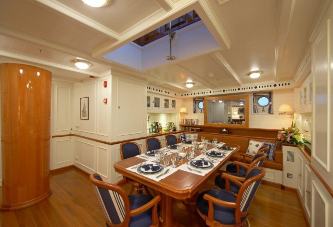 Superyacht GERMANIA NOVA - Formal dining area
